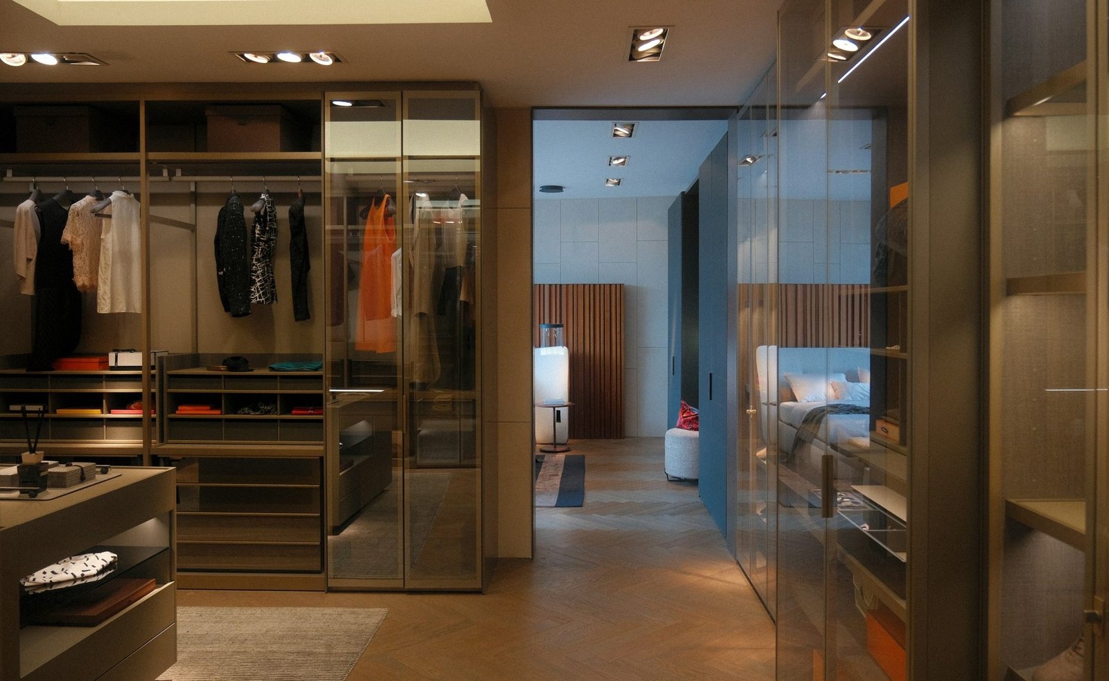 Kloset Worx Bronx workshop preparing custom cabinetry for a New York apartment installation