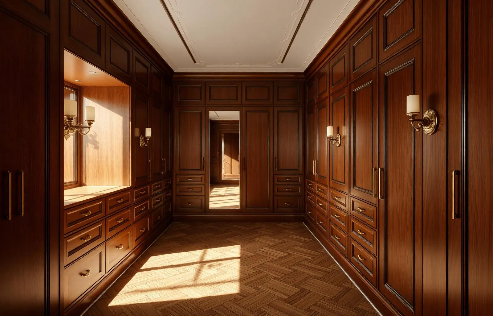 Dressing mirrors — pier and pivoting full-height